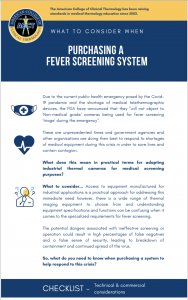 What to Consider When Purchasing A Fever Screening System